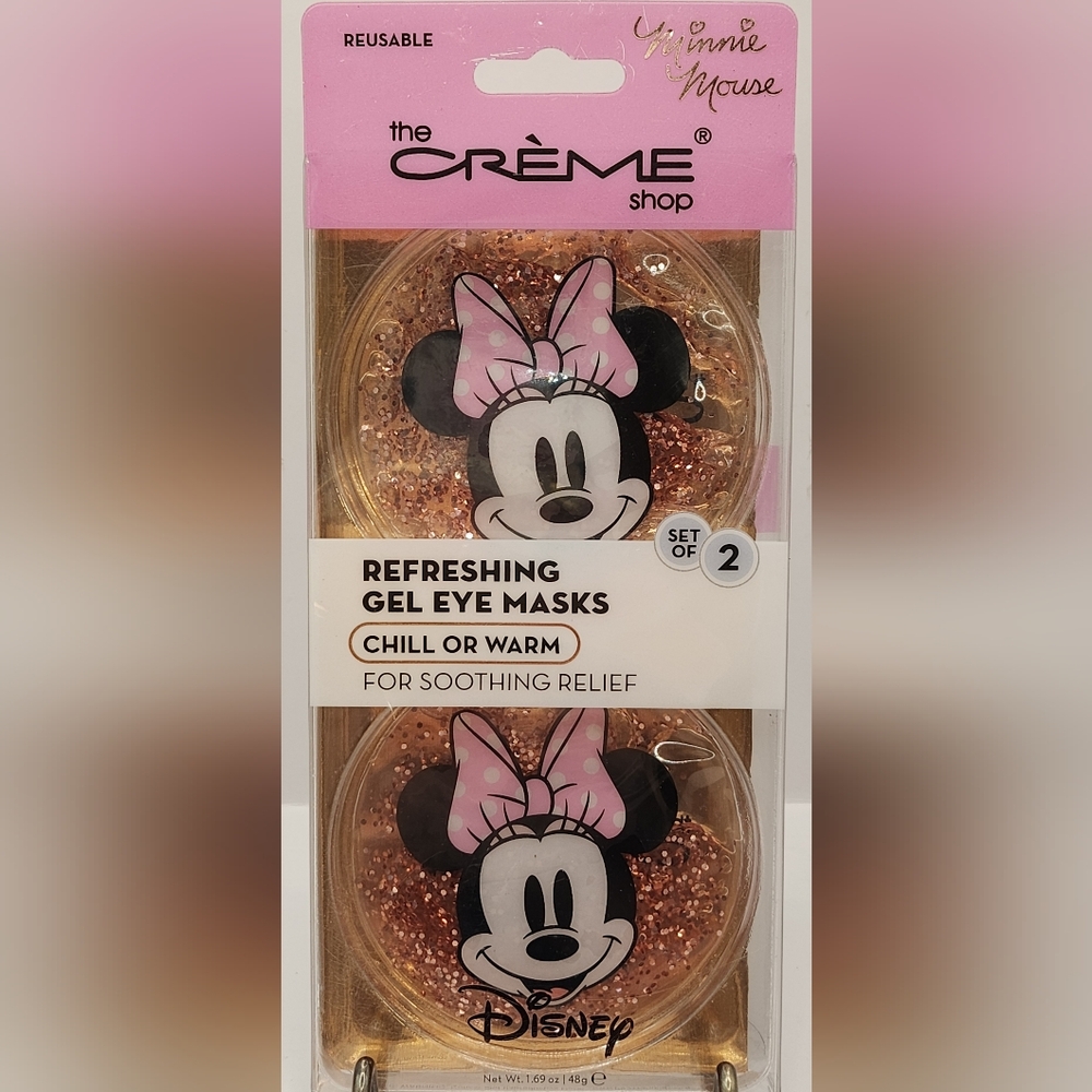 The Creme Shop - Minnie Mouse Reusable Gel Eye Masks - NIB